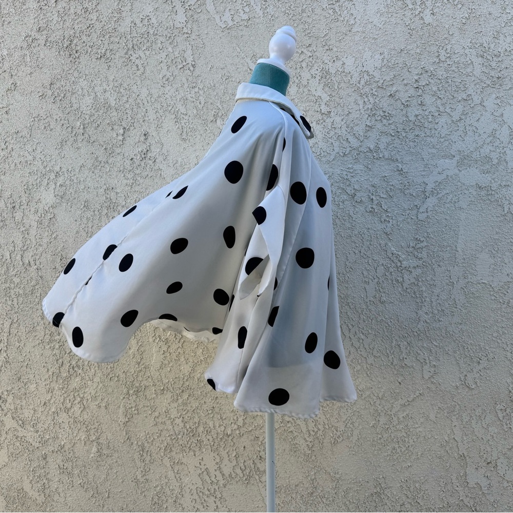 White black Polka Dot